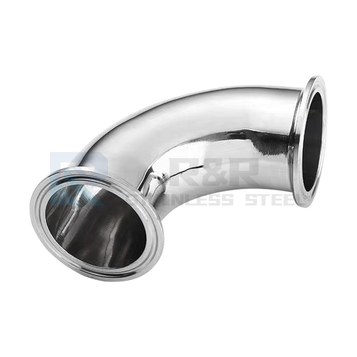 Quick installation TC clamp elbow