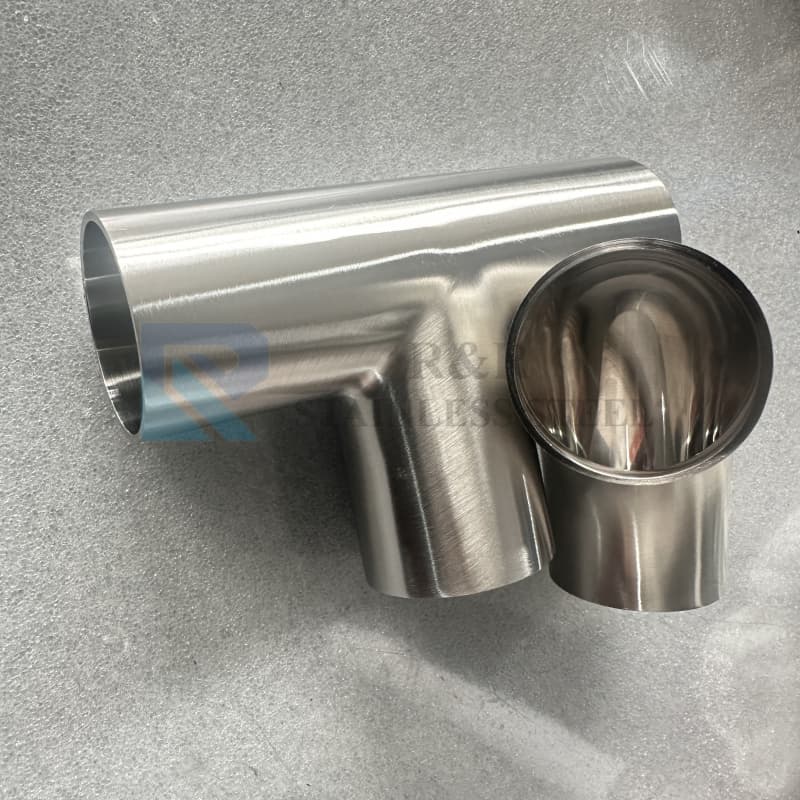 Sanitary Weld End Equal Tee