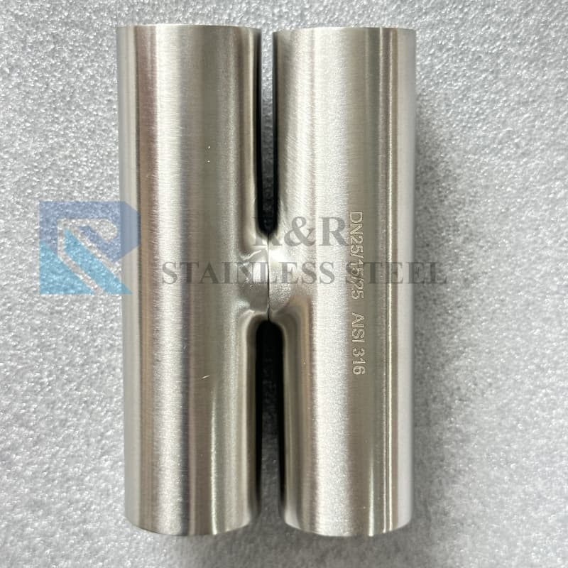 Sanitary Food Grade Stainelss Steel Weld Reducing Tee