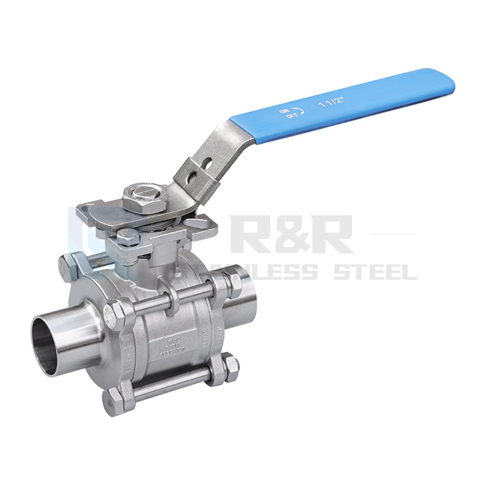 High platform all-inclusive welded ball valve