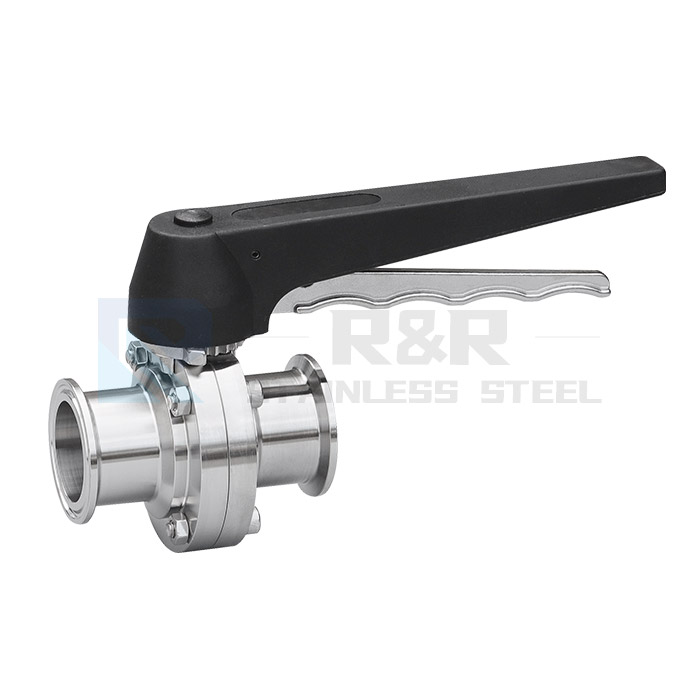 Duckbill quick-install butterfly valve