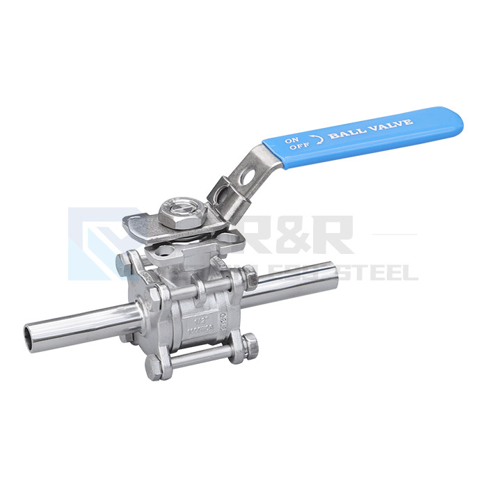 Lengthened rod ball valve