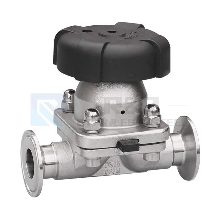 Manual diaphragm valve