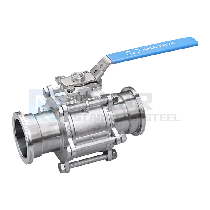 The high platform is composed of ball valves.
