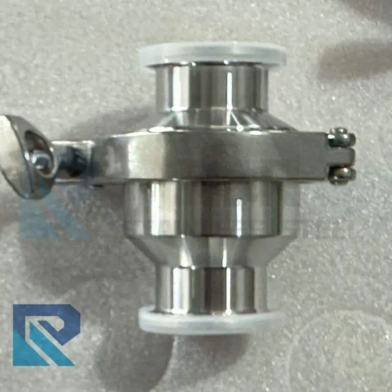 Sanitary stainless steel clamp check valve