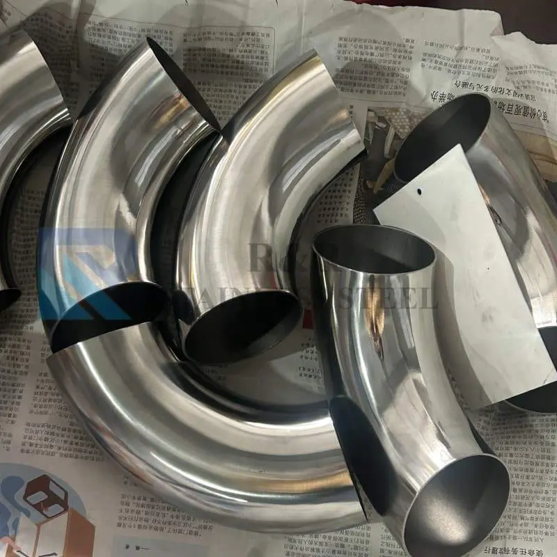 DIN 11852 90&deg; Welded Short Elbow with 1.5D Radius